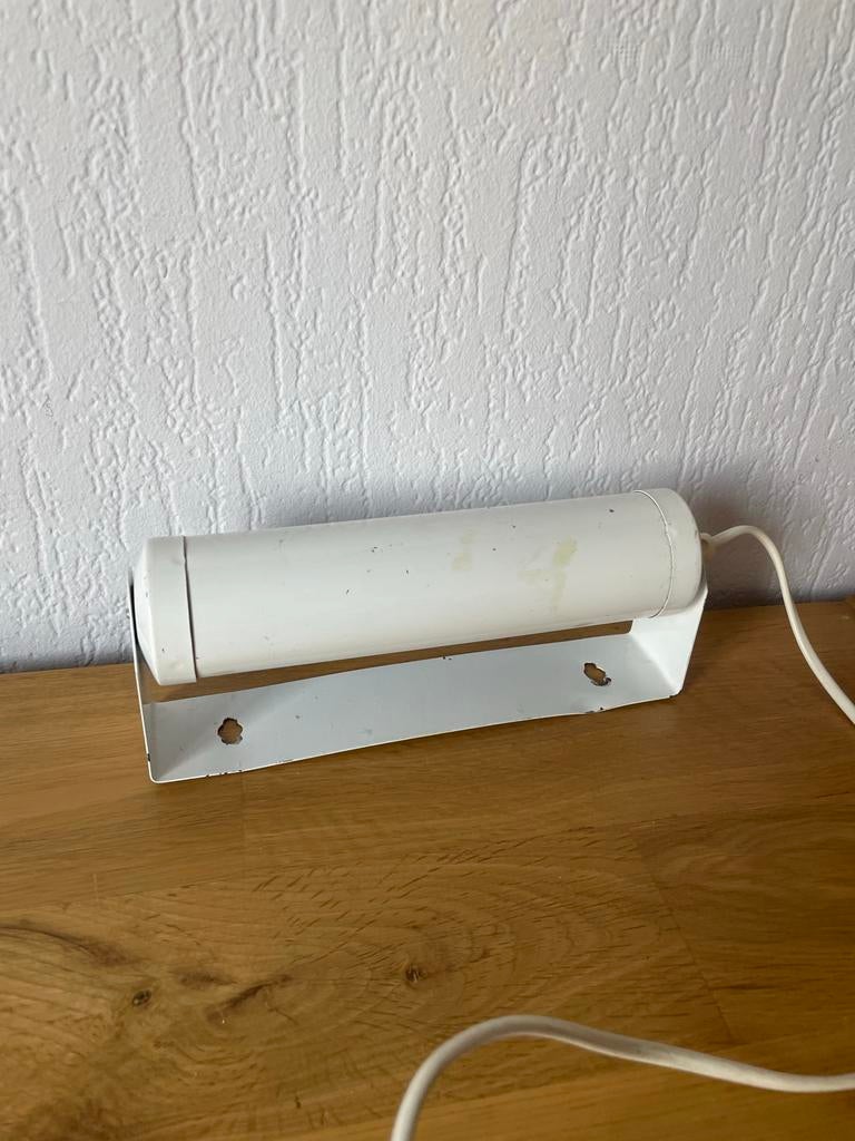 Vintage Retro Buislamp Wandlamp Wit, Ophalen of Verzenden, Gebruikt, Retro