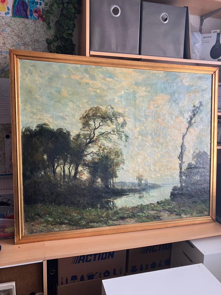 Schilderij van Barend Brouwer, Antiek en Kunst, Kunst | Schilderijen | Klassiek, Ophalen