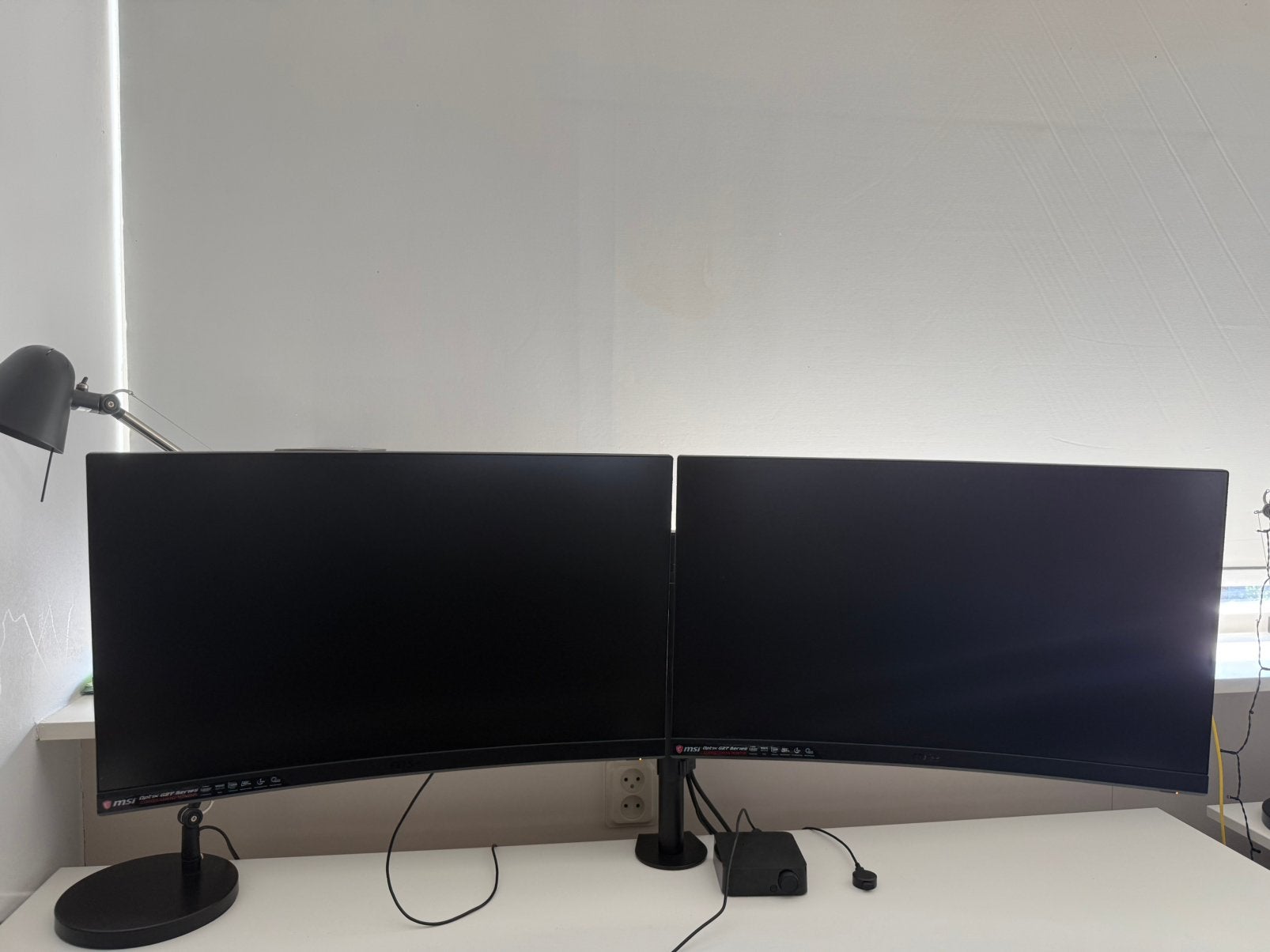 2x MSI Optix G27CQ4 1440p met monitorarm perfecte staat., Computers en Software, 101 t/m 150 Hz, VA, Full HD, Ophalen of Verzenden