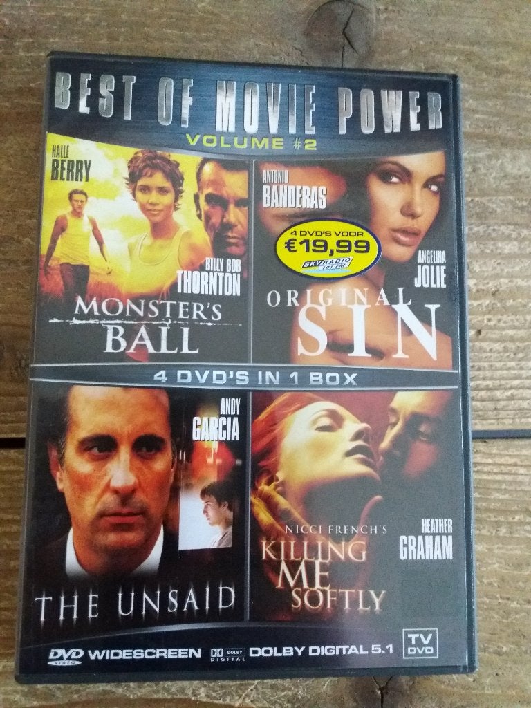 Best of Movie Power, volume 2 (4 films in 1 box)!, Vanaf 16 jaar, Ophalen of Verzenden, Gebruikt, Overige genres