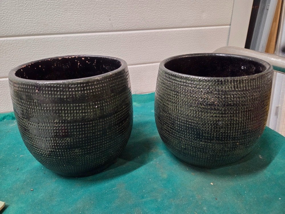 bloempotten tokio groen 2x, Ophalen of Verzenden, 'T Olde Gre-j, Info@toldegrej.nl, Endepoelstraat 20f Didam
