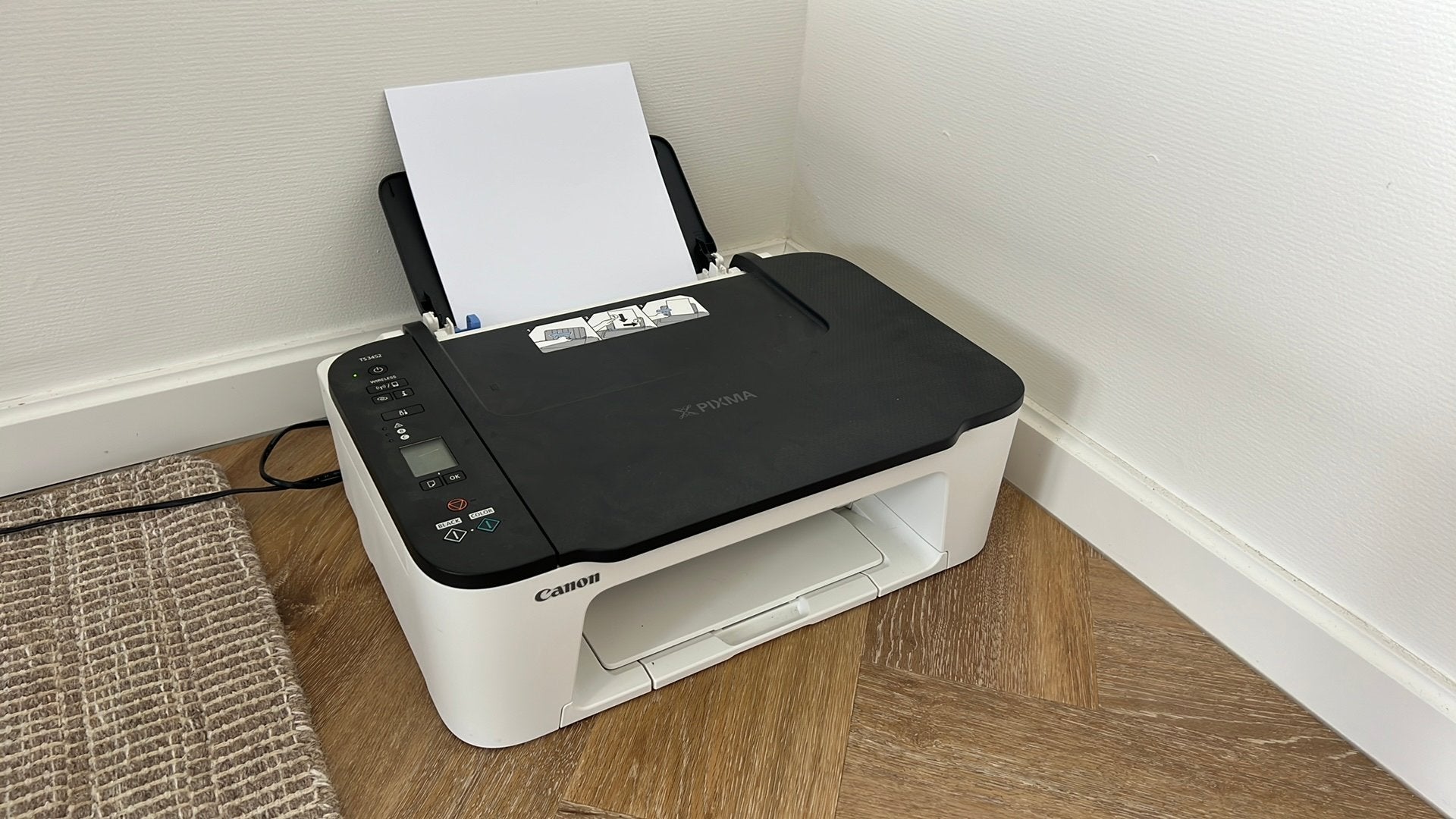 Canon PIXMA TS3452 all-in-one wifi-printer met nieuwe inkt, Computers en Software, Printers, Ophalen of Verzenden, Zo goed als nieuw