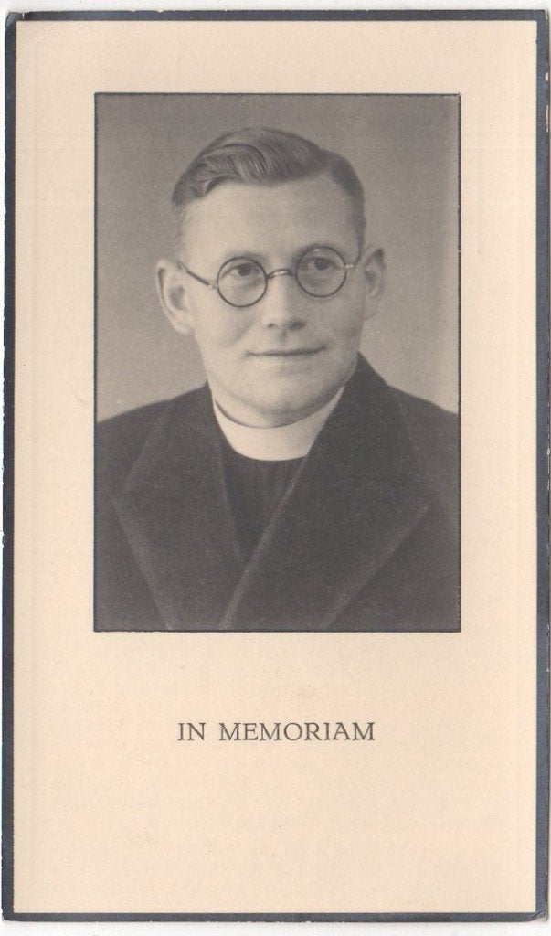 broeder Dominicus Jongma 1904 Huizum + 1944 Leeuwarden, Verzenden