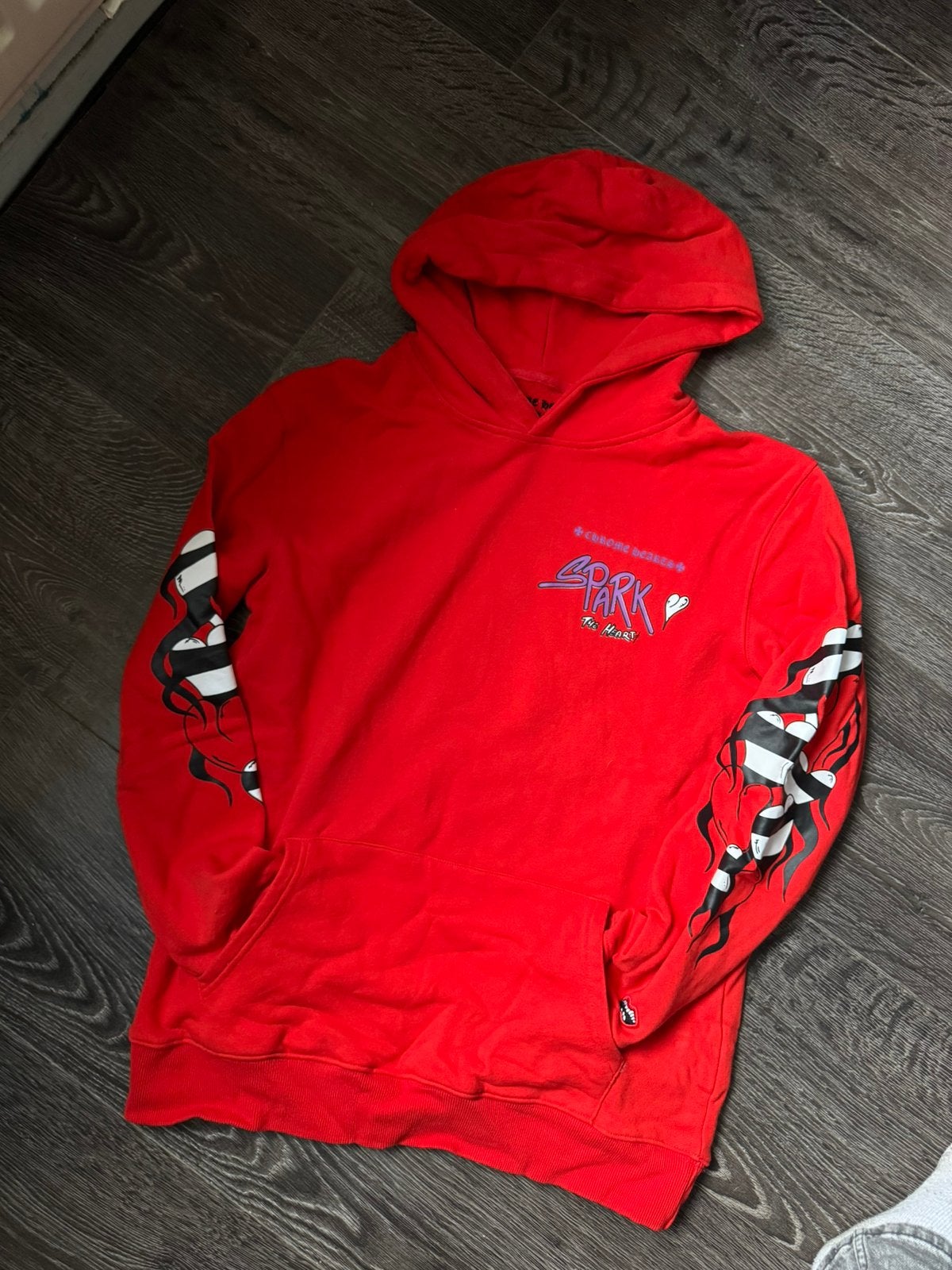 CHROME Hearts Hoodie, Ophalen of Verzenden, Zo goed als nieuw, Maat 48/50 (M), Rood