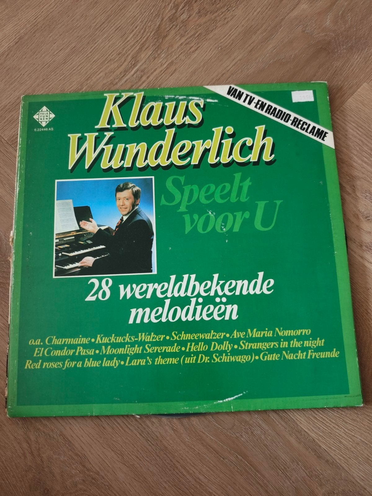 Klaus Wunderlich Speelt Voor U - 28 Wereldbekende Melodieën, LP, Gebruikt, Overige genres, Ophalen of Verzenden