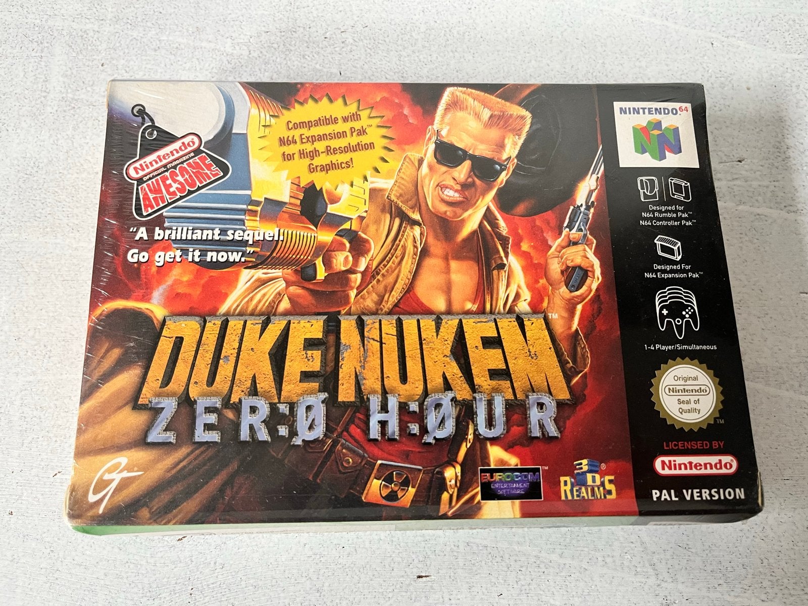 Duke Nukem Zero Hour N64 (PAL) - Nieuw in seal, Spelcomputers en Games, Games | Nintendo 64, Shooter, 1 speler, Nieuw, Eén computer