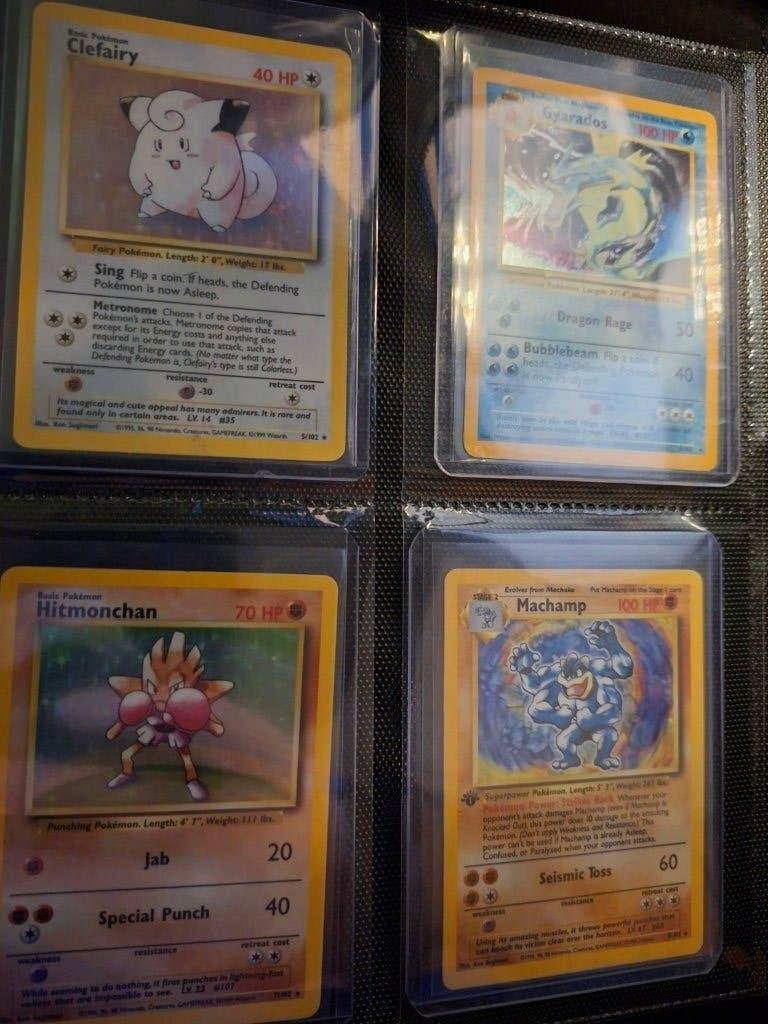 Complete Pokemon WOTC Base set Unlimited, Ophalen of Verzenden, Gebruikt, Meerdere kaarten