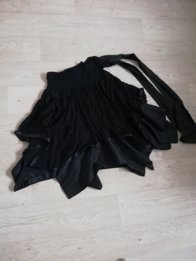 Feestelijke zwarte rok maat M, Kleding | Dames, Maat 38/40 (M), Zwart, Ophalen of Verzenden, Zo goed als nieuw