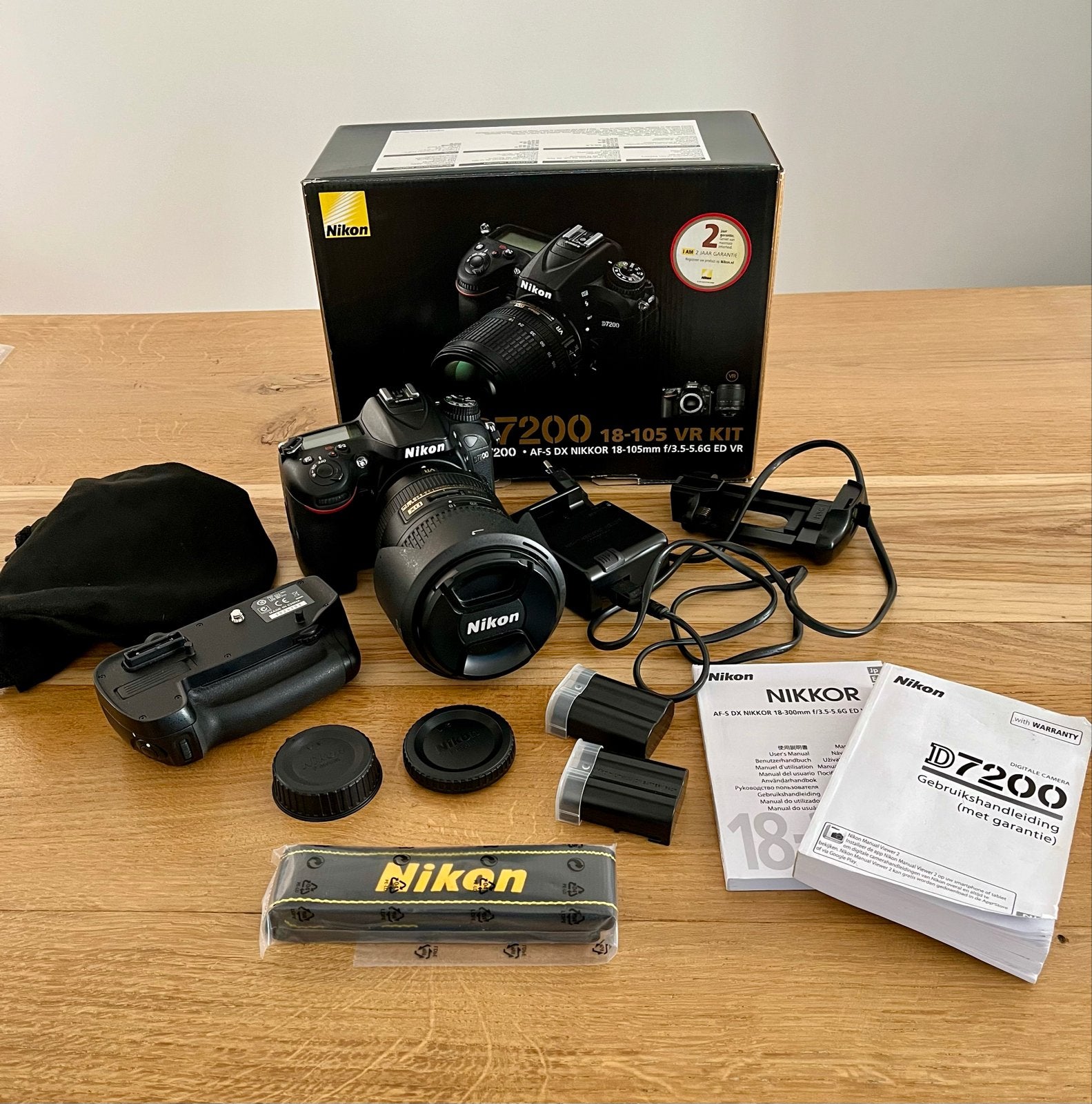 Nikon D7200 Spiegelreflexcamera met 18-300mm lens, Ophalen, Spiegelreflex, Zo goed als nieuw, Nikon
