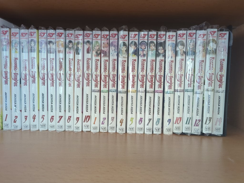 Rosario + Vampire complete manga serie, Complete serie of reeks, Ophalen of Verzenden, Zo goed als nieuw, Akihisa Ikeda
