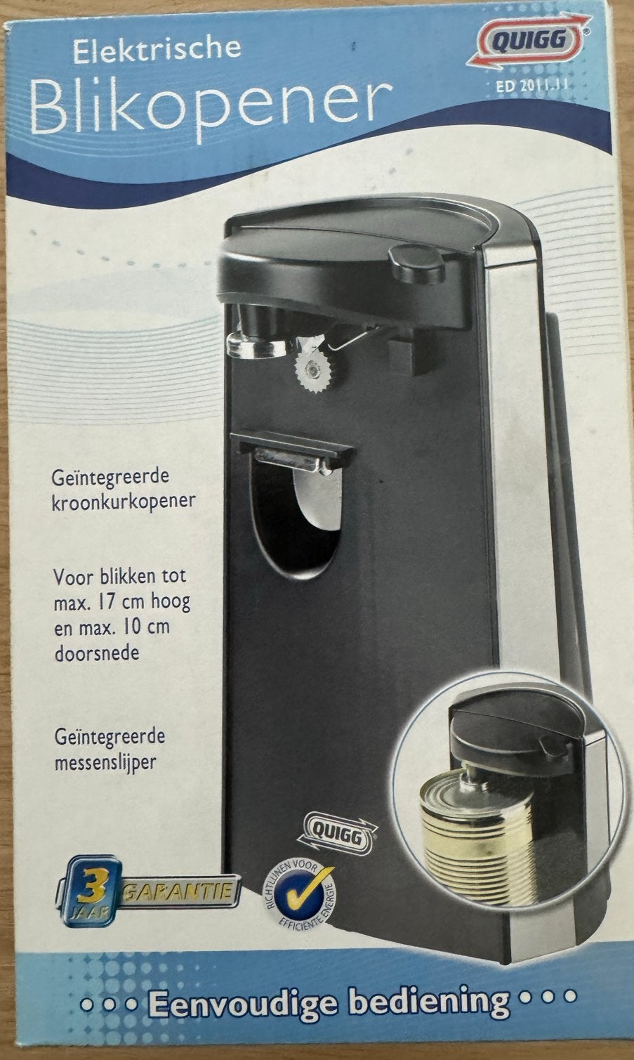 NIEUW Elektrische Blikopener en Messenslijper, Ophalen, Overige typen, Kunststof, Nieuw