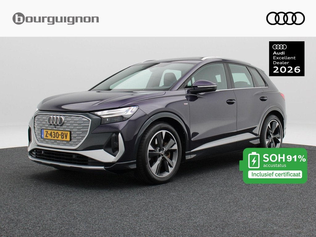Audi Q4 e-tron 50 quattro Advanced edition 77 kWh 299 Pk | S, Auto's, Audi, Bedrijf, Te koop, Q4 e-tron, 4x4, ABS, Achteruitrijcamera