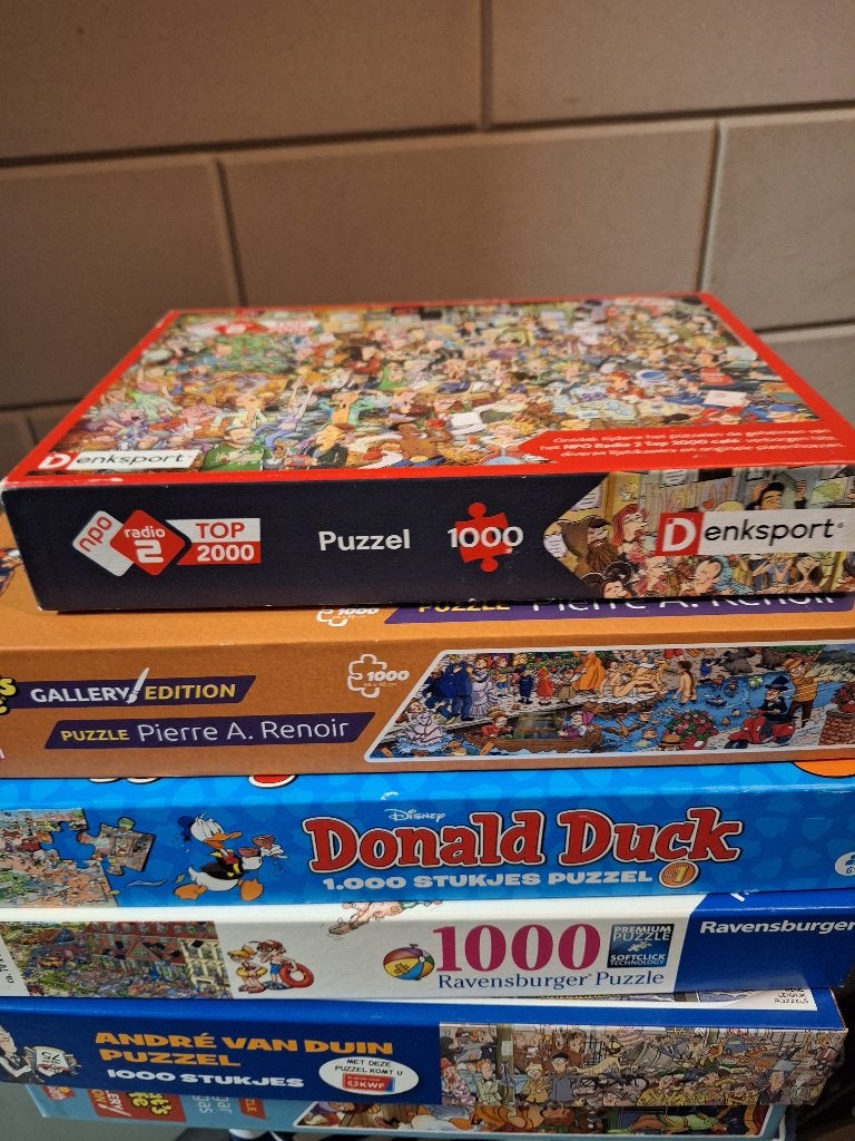 Puzzels diverse, Ophalen, 500 t/m 1500 stukjes, Zo goed als nieuw, Legpuzzel