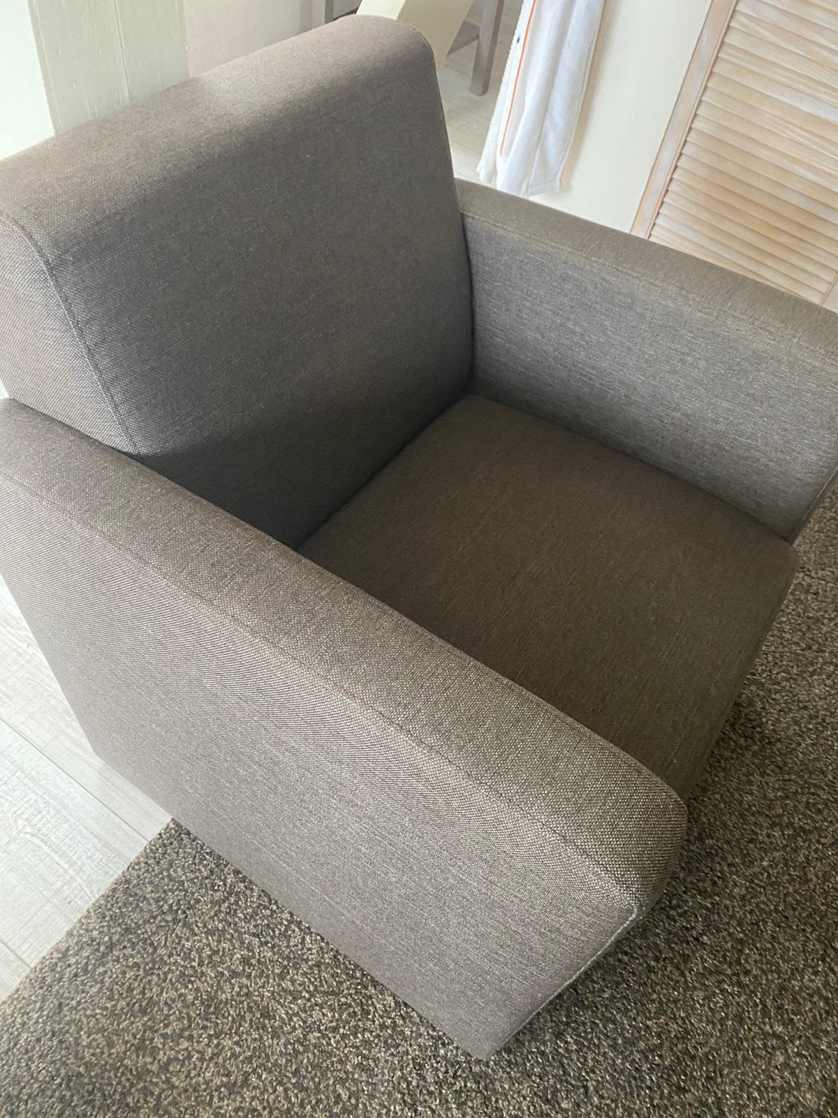 Fauteuils Bruin Gemêleerd, Ophalen of Verzenden, Zo goed als nieuw, 75 tot 100 cm, 50 tot 75 cm