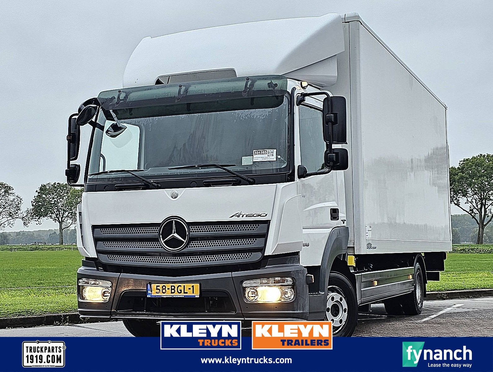 MERCEDES-BENZ ATEGO 918, Auto's, Automaat, Euro 6, Wit, Mercedes-Benz