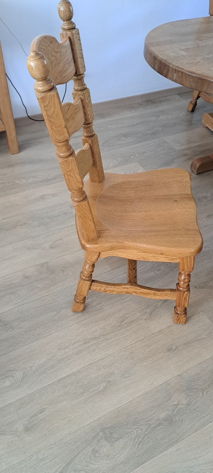 eiken stoelen, blank eiken, Ophalen