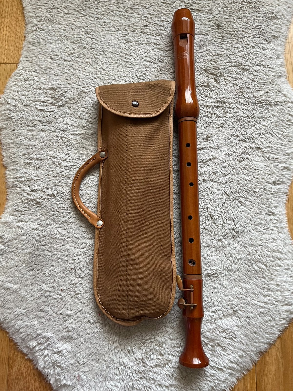 Tenorblokfluit,, Ophalen, Zo goed als nieuw, Tenor, Met koffer, hoes of etui