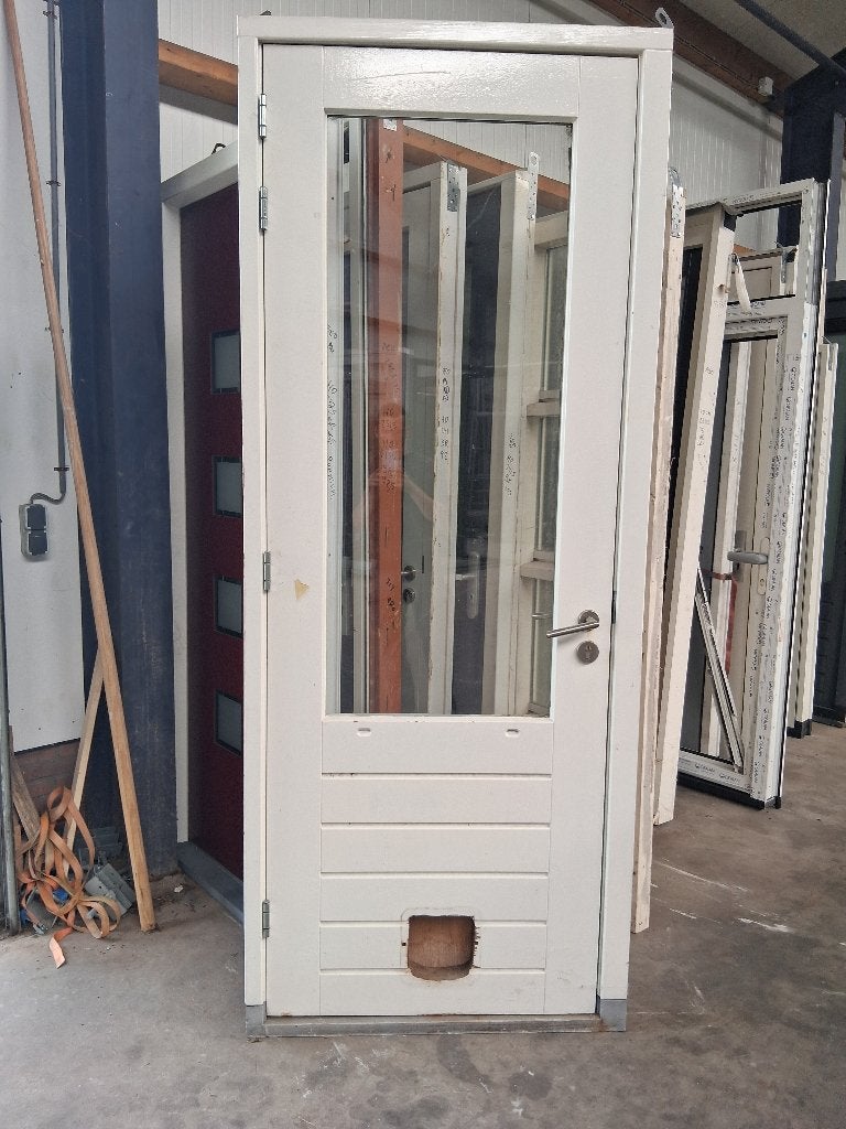 Achterdeurkozijn Hr++ 3pslot, Gebruikt, 80 tot 100 cm, 215 cm of meer, Ophalen of Verzenden