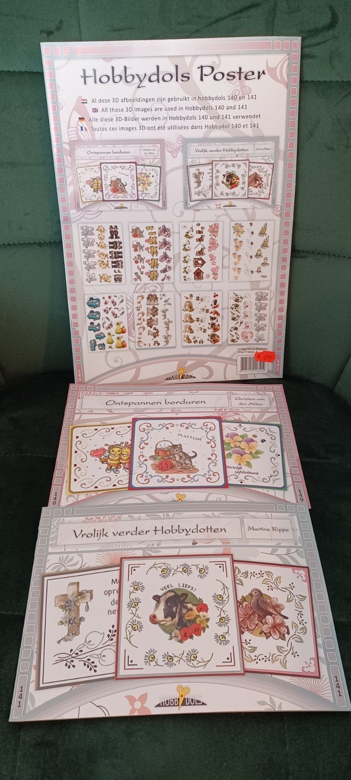 Hobbydols Poster en patronen voor borduren, Ophalen