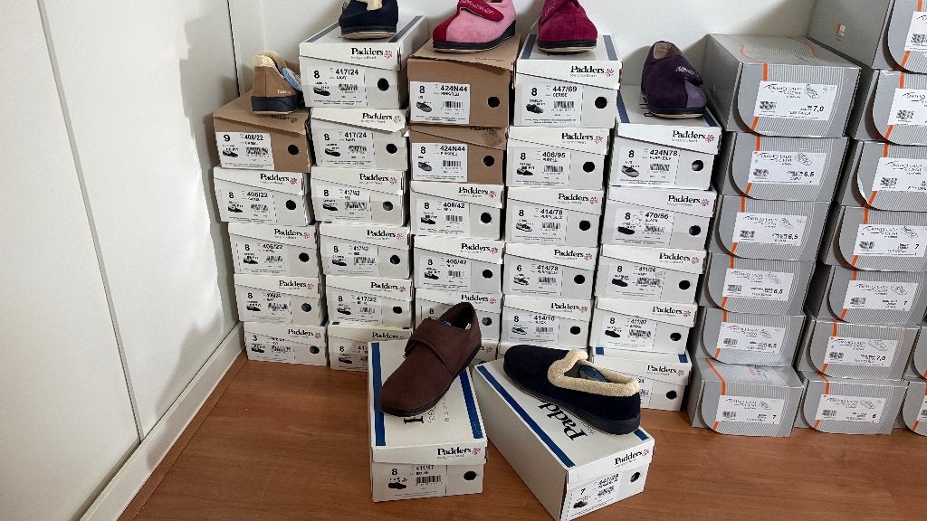 schoenen/sloffen heren/dames partij, nieuw, Ophalen, Nieuw, Overige kleuren, Overige typen