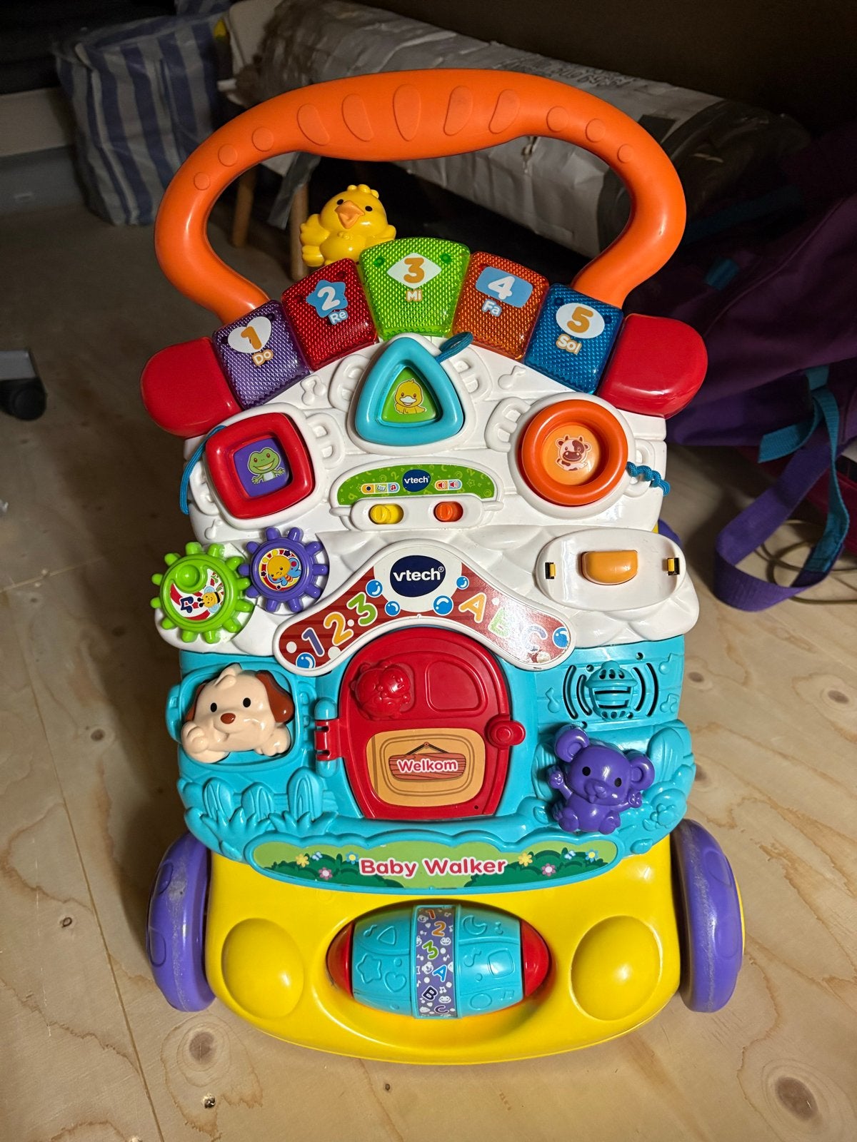 VTech Baby Walker - Interactieve Loopwagen, Kinderen en Baby's, Speelgoed | Babyspeelgoed, Ophalen, Gebruikt, Overige typen, Met licht