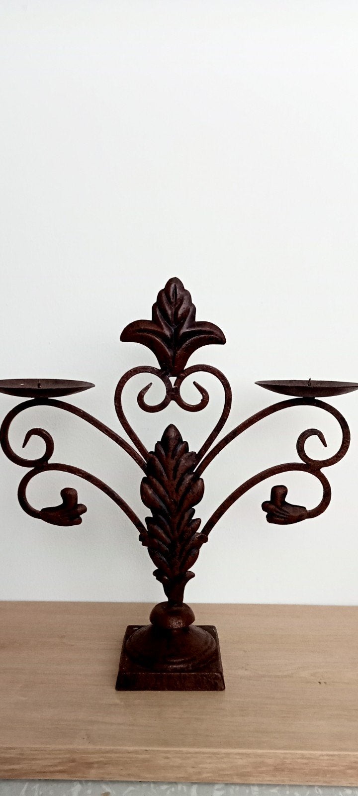 Brocant landelijk kaarthouder Fleur des lis, Antiek en Kunst, Ophalen of Verzenden
