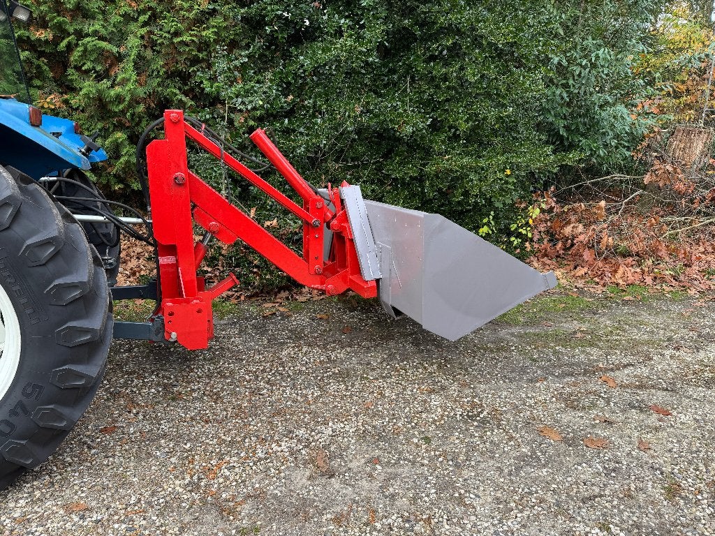 Achterlader voor tractor, Ophalen, Gebruikt