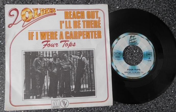 Four Tops - reach out I'll be there& if I were (vanaf € 4,50, 7 inch, Single, Ophalen of Verzenden, Zo goed als nieuw