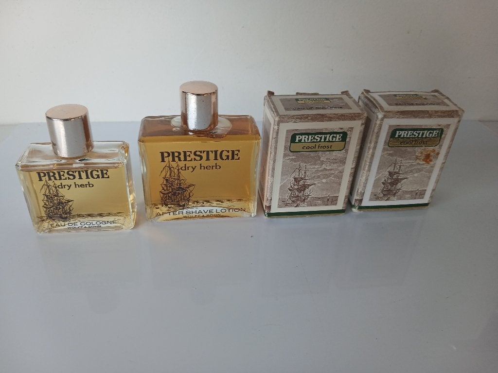 RARITEIT !!! Wolff & Sohn : Prestige Dry Herb en Cool Frost, Verzamelen, Verzenden, Nieuw, Parfumfles, Gevuld