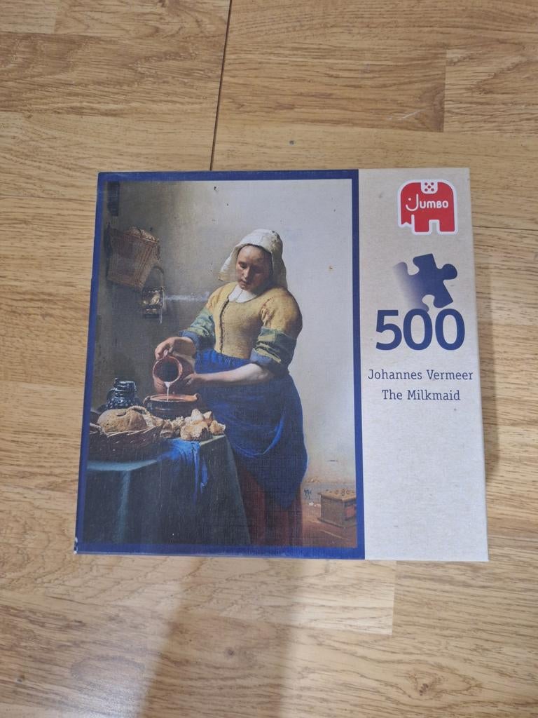 Jumbo puzzel 500 stukjes Melkmeisje, Ophalen of Verzenden, 500 t/m 1500 stukjes, Nieuw, Legpuzzel