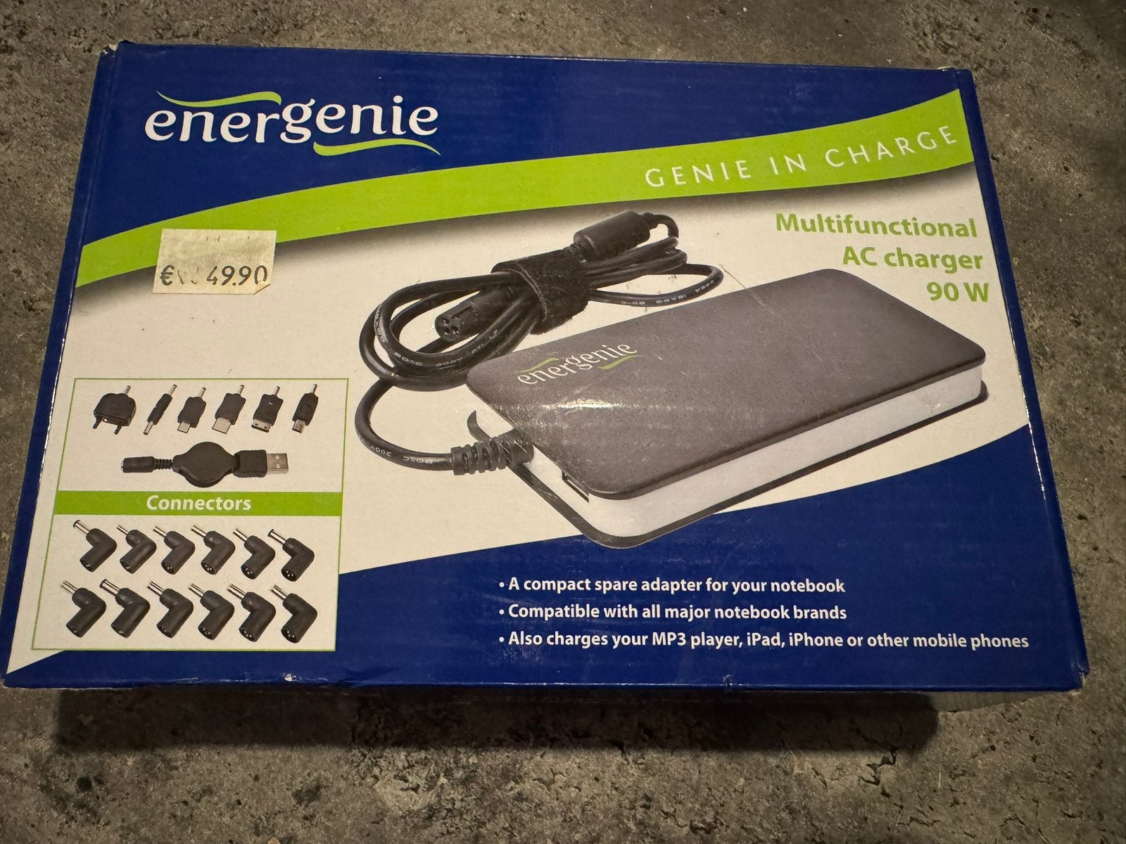 Energenie Multifunctionele AC Lader 90W., Ophalen of Verzenden, Zo goed als nieuw