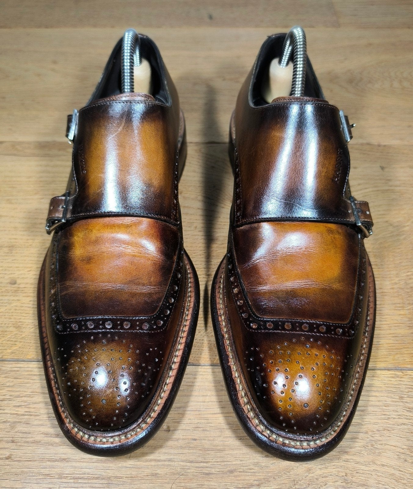 Harris Firenze exclusieve herenschoenen maat 7 / 41, Ophalen, Harris, Bruin, Gespschoenen