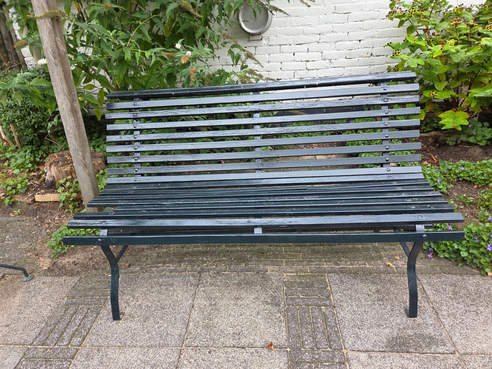 houten tuinbank opknapper, Tuin en Terras, Ophalen, Gebruikt, Hout