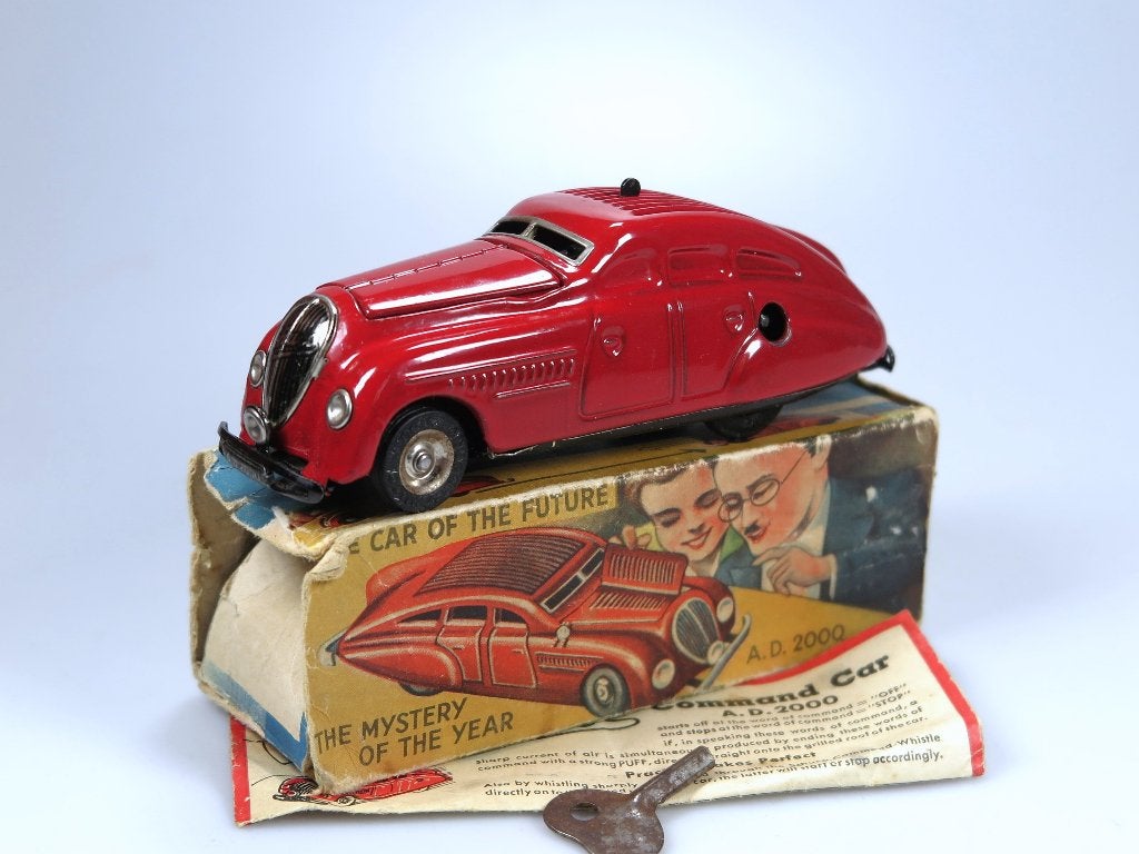Schuco 2000 Kommando Auto (1937) in zeldzaam kleuren doosje, Ophalen of Verzenden