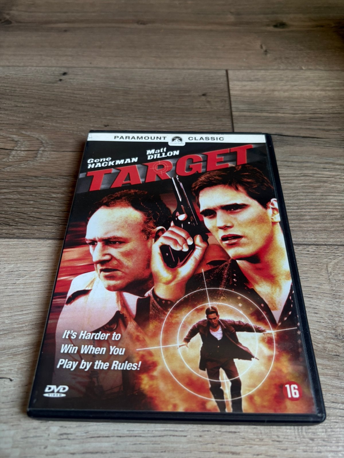 Target met Gene Hackman en Matt Dillon, Alle leeftijden, Ophalen of Verzenden, Zo goed als nieuw, Actiethriller
