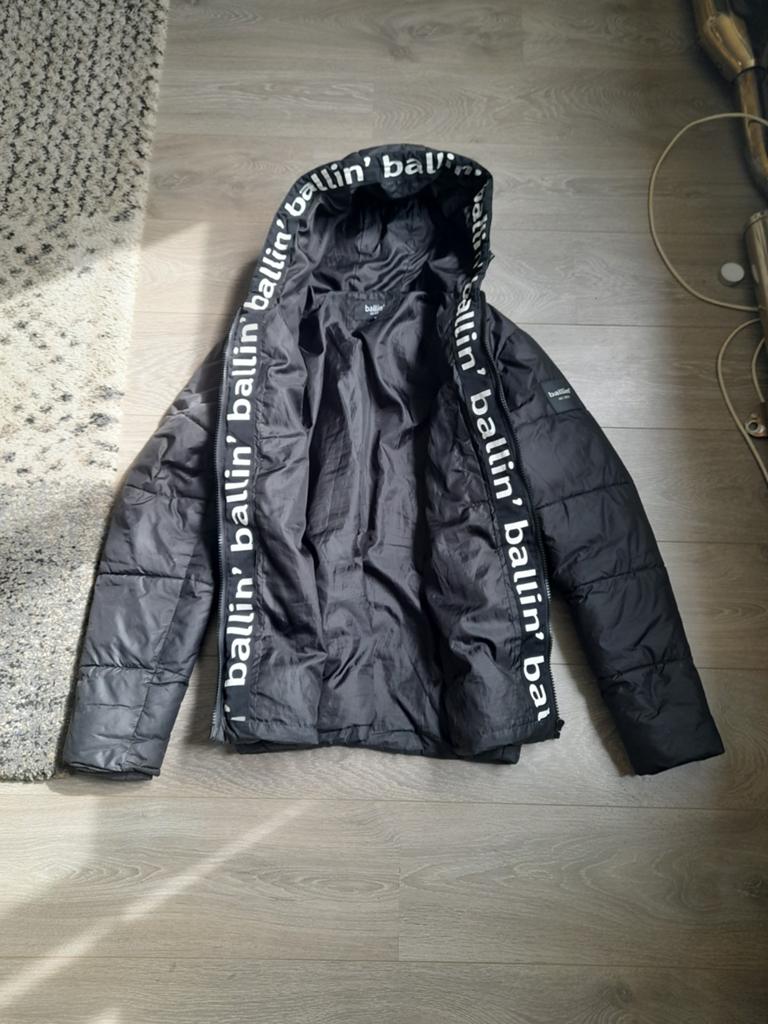 Ballin EST.2013 winterjas maat XL, Kleding | Dames, Jassen | Winter, Zwart, Maat 46/48 (XL) of groter, Ophalen of Verzenden, Zo goed als nieuw