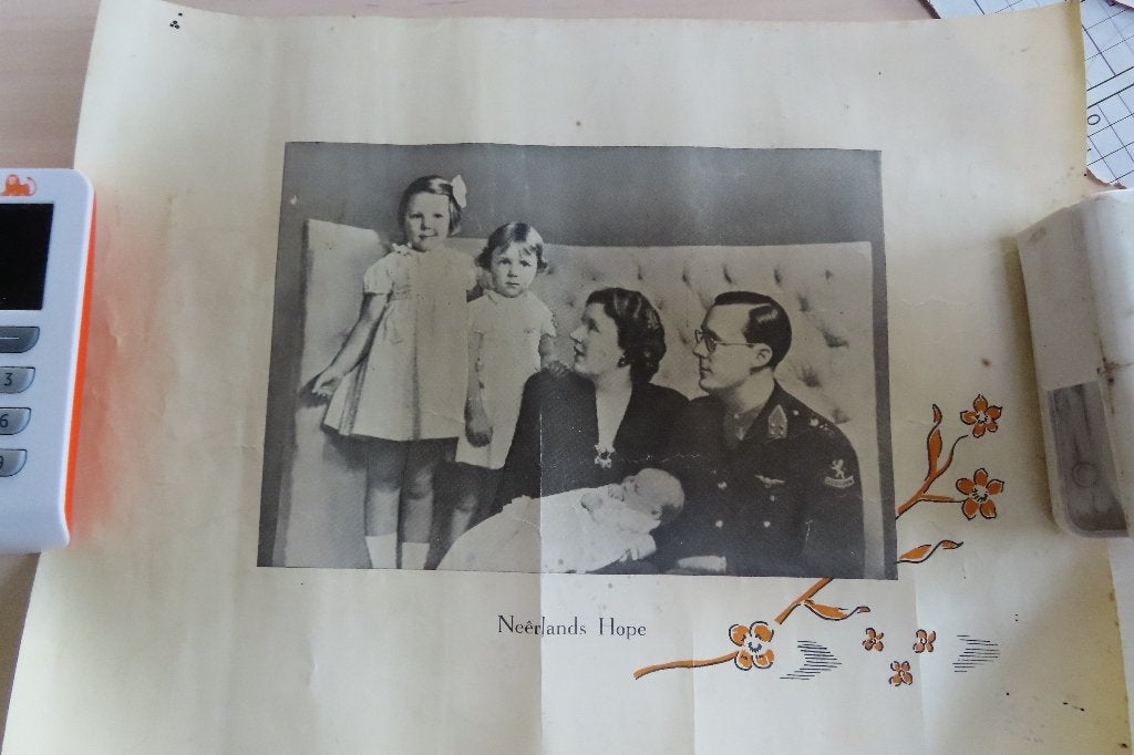 Zeldzame Illegale Verzetsplaat1943 -Neêrlands Hope Margriet, Ophalen of Verzenden, Overige soorten, Nederland, Overige typen