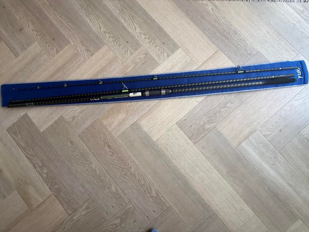 Yuki saikou a11 4,50 meter, Ophalen, Gebruikt, Vaste hengel