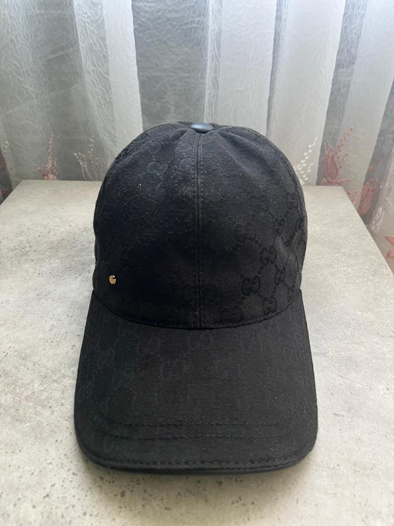 Gucci Pet Zwart, Kleding | Heren, Hoeden en Petten, Ophalen, Zo goed als nieuw, One size fits all, Pet