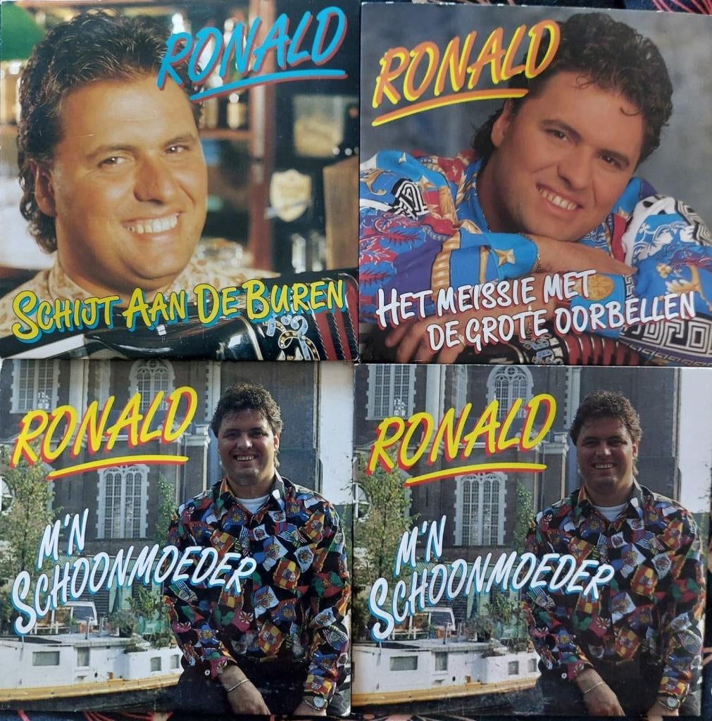 LOT 4 CD-SINGLES VAN RONALD ENGEL, 2 t/m 5 singles, Ophalen of Verzenden, Zo goed als nieuw, Nederlandstalig