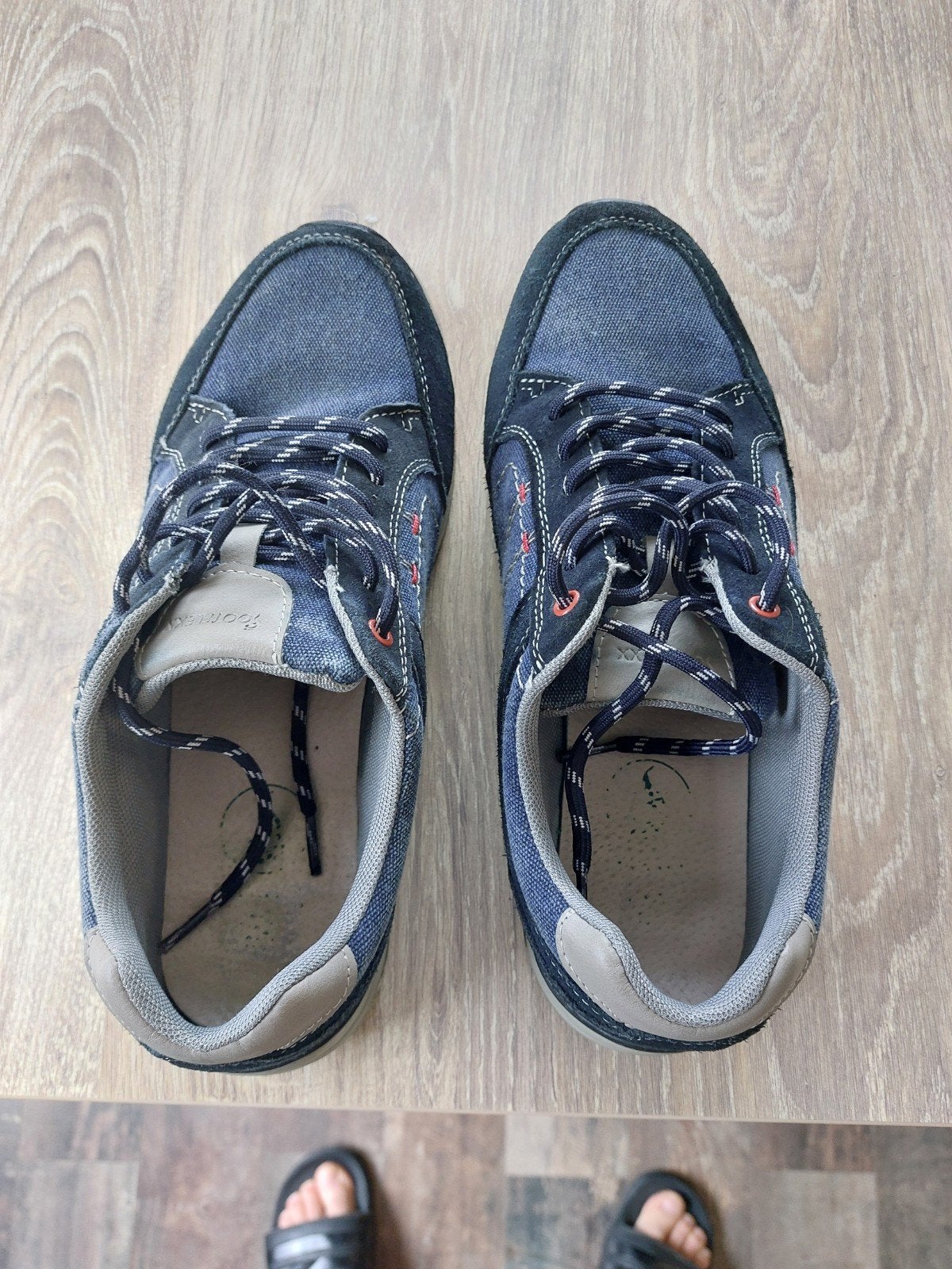 schoenen, Ophalen, Blauw, Sneakers of Gympen, Gedragen