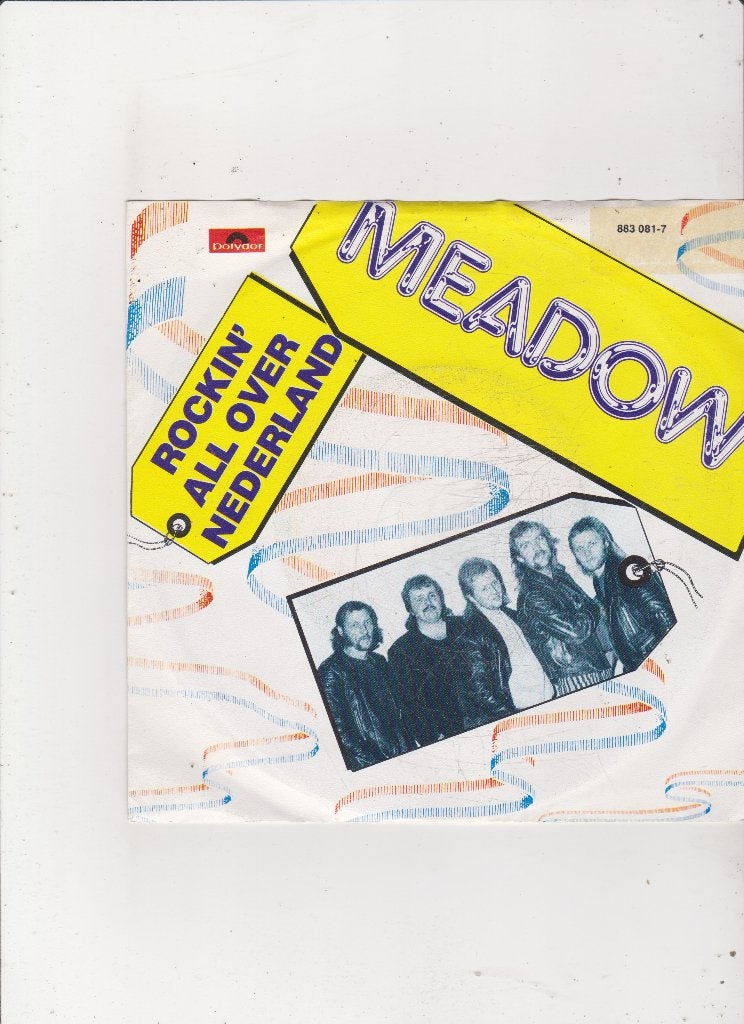 Single Meadow - Rockin' all over Nederland, Cd's en Dvd's, Vinyl Singles, Ophalen of Verzenden, Gebruikt, 7 inch, Nederlandstalig