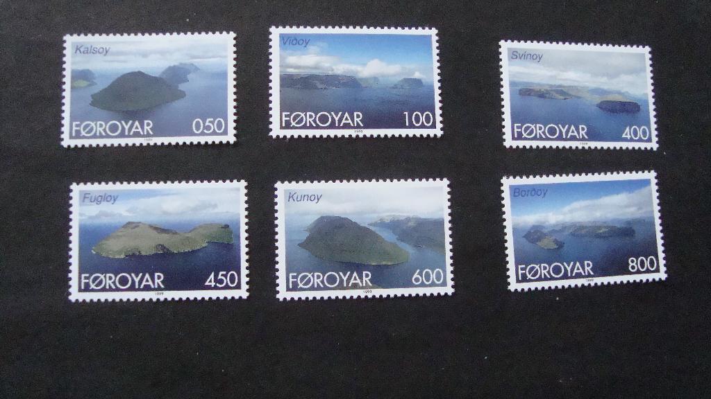 Faroer Mi:356/361 postfris, Verzenden, Denemarken, Postfris