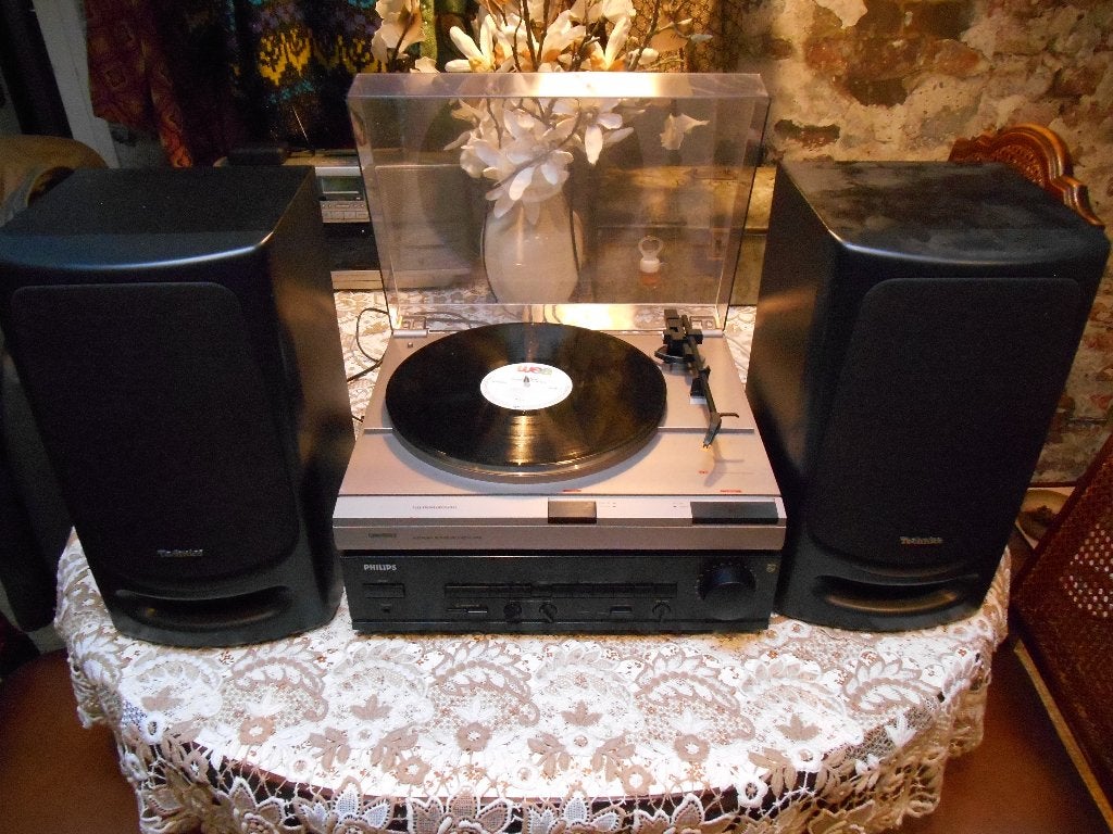 platenspeler, nieuwe Naald Philips versterker en speakers, Ophalen, Philips, Losse componenten, Zo goed als nieuw
