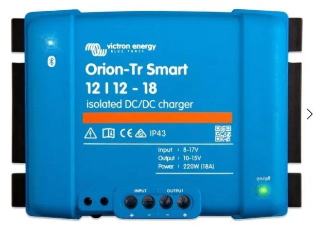 Orion-Tr SMART 12/12-18A. (DC/DC charger - niet omvormer), Caravans en Kamperen, Camper-accessoires, Ophalen of Verzenden, Gebruikt