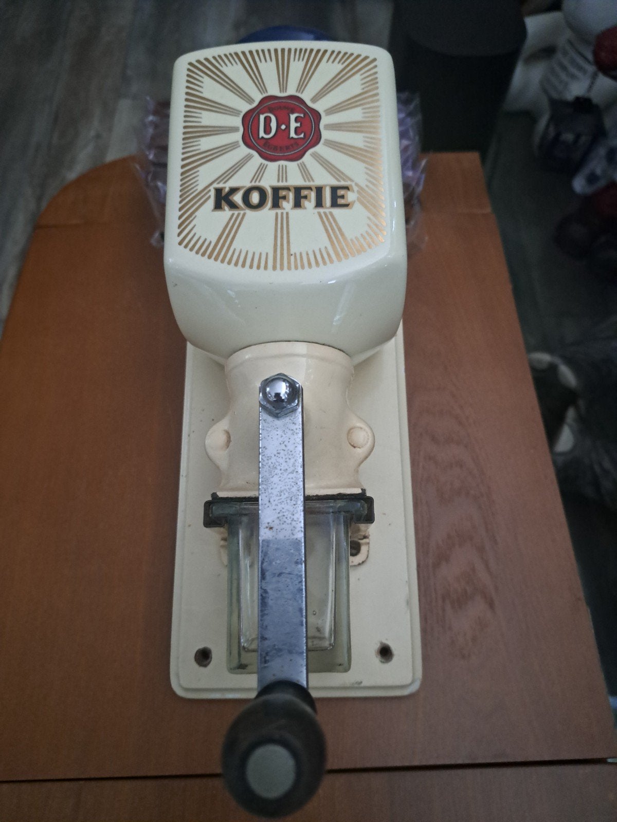Vintage Douwe Egberts Koffiemolen - Wandmodel, Ophalen
