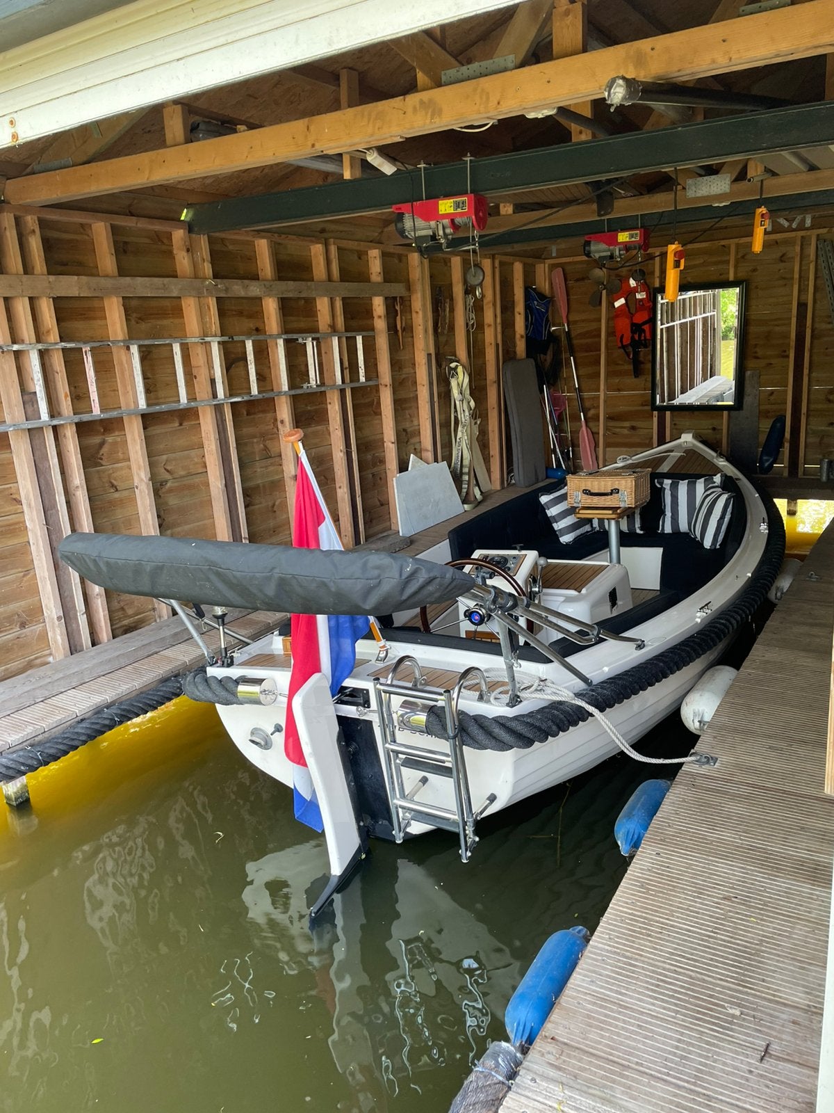 Te koop sloep 5.80 aquatella liberty. Diesel  31 pk, Watersport en Boten, Binnenboordmotor, Diesel, Zo goed als nieuw, Polyester
