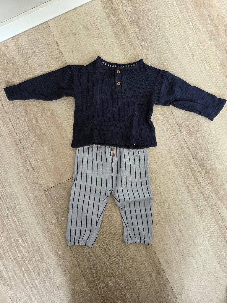 Kledingsetje baby jongens maat 74, Gebruikt, Z8, Ophalen of Verzenden, Setje
