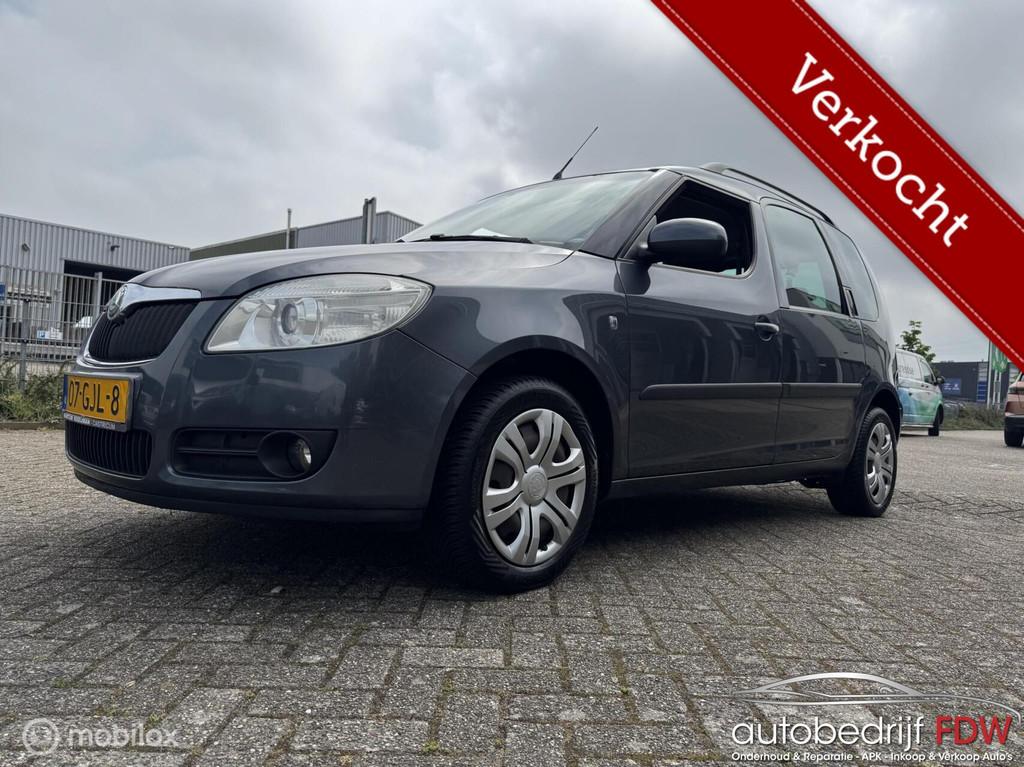 Skoda Roomster 1.4-16V/ELEKTR.RAMEN/NAP/AIRCO/TREKHAAK/, Voorwielaandrijving, Gebruikt, 4 cilinders, Roomster
