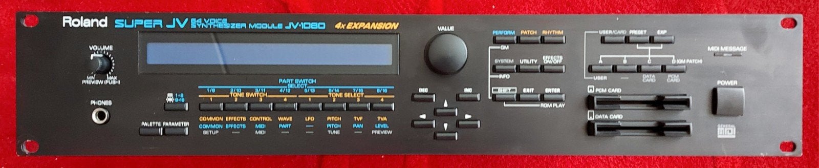 Roland SUPER JV-1080 19” Sound Module in nieuwstaat., Ophalen of Verzenden, Zo goed als nieuw